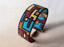 Rogalski-collage-canyon-colors-bracelet